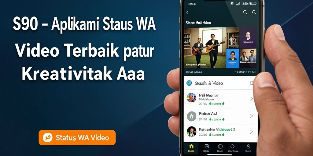Tampilan antarmuka S80 yang menarik dan mudah digunakan untuk Status WA Video.
