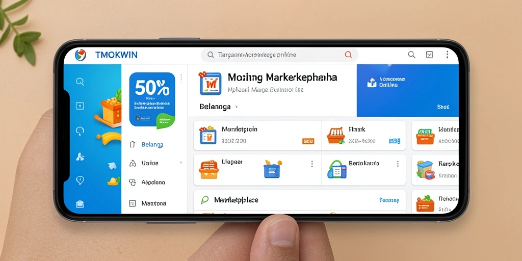 Tampilan antarmuka TMOKWIN yang modern dan mudah digunakan.